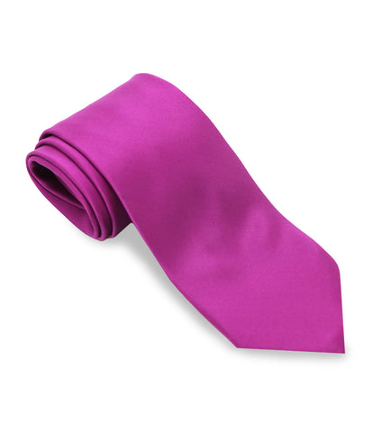 Pink Silk Tie Set