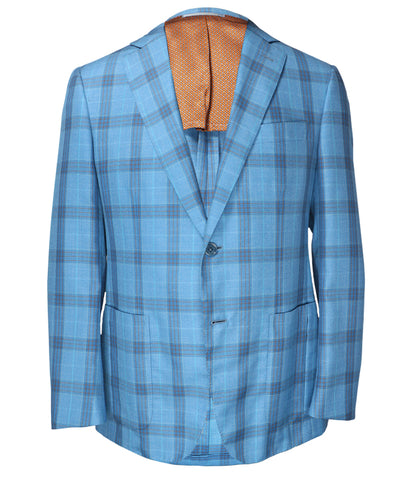 Blue Checked Jacket