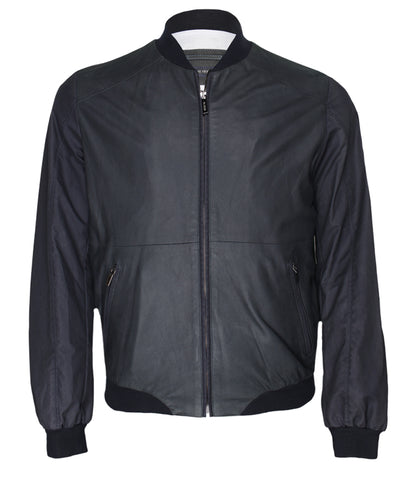 Black Leather Jacket, Size 50(M)