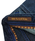 Denim Blue Cotton Jeans