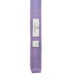 Purple Knitted Silk Tie