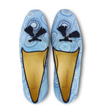Sky Blue Tassel Loafers