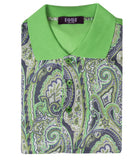 Green Patterned Polo