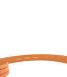 Orange Calfskin Belt