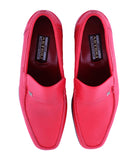 Red Calfskin Loafers