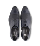 Navy Perforated Derby, Size 10