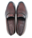 Maroon Calfskin Loafers