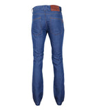 Blue Cotton Linen Jeans