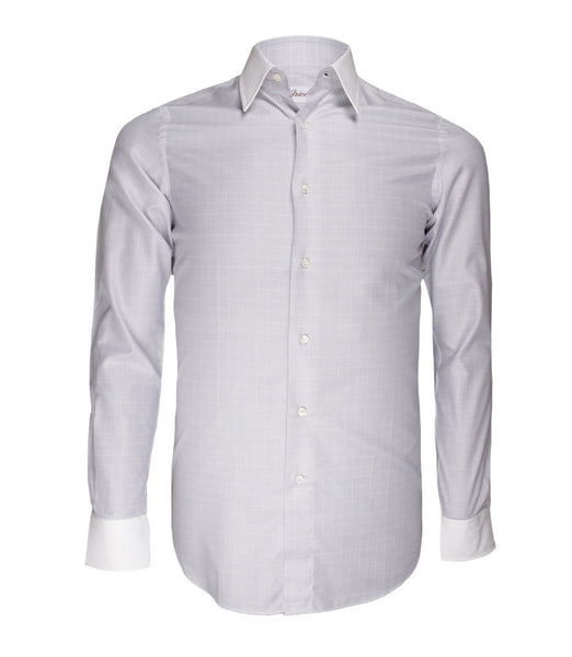 Pale Beige Checked Shirt