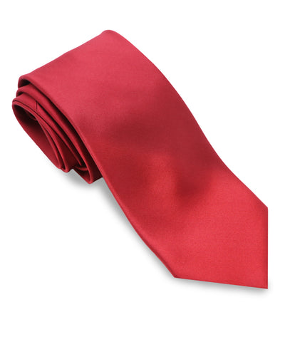 Red Silk Tie Set