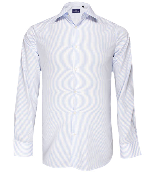 Blue Striped Shirt, Size 41