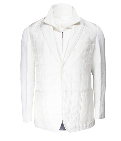 Ivory Silk Linen Jacket