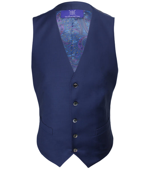 Blue Suit Vest, size 40R