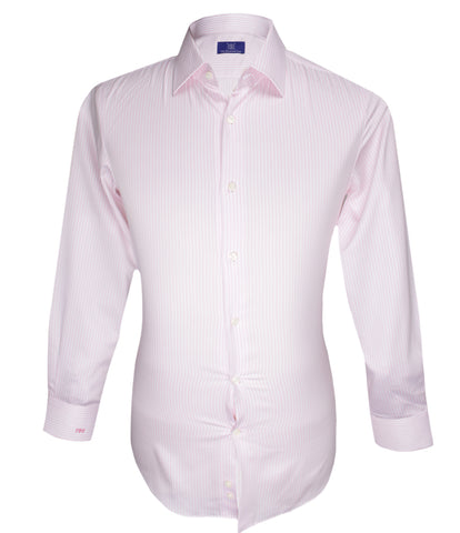 TBC Pink Striped Shirt, Size 39