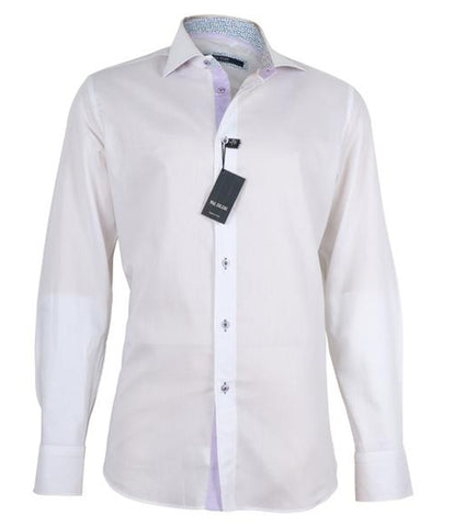 White Purple Shirt, Size 45