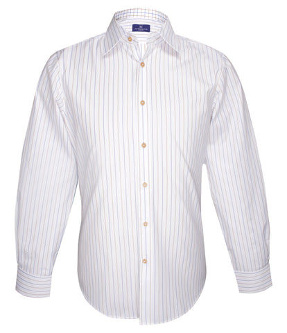 White Striped Shirt, Size 40