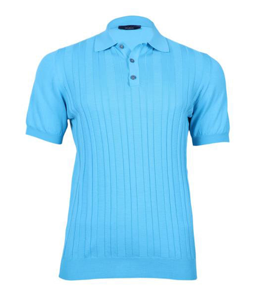 Turquoise Polo Knitwear