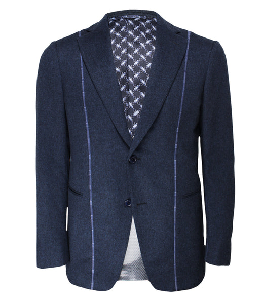 Blue Cashmere Jacket, Size M