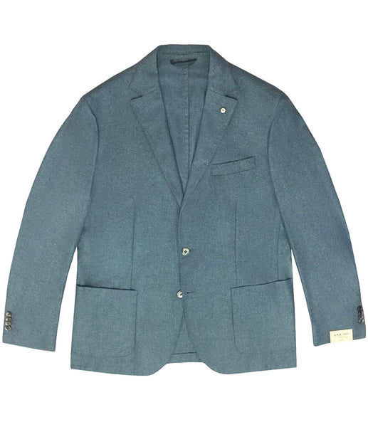 Turquoise Silk Jacket, Size XXL