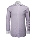 Lilac Striped Formal Shirt