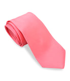 Soft Pink Silk Tie Set