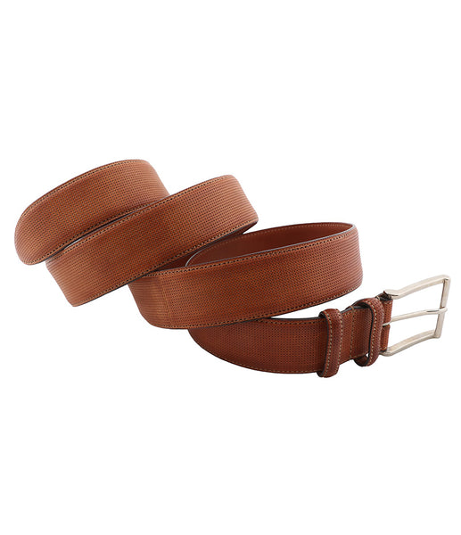 Brown Perforated Belt, Size 115