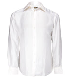 White Silk Shirt Jacquard