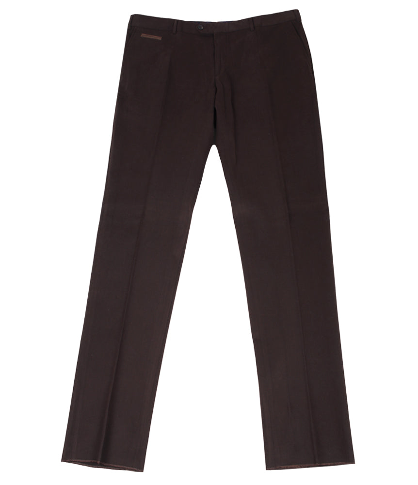 Dark Brown Cotton Dress Pants, Size 56 –