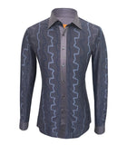 Patterned Knitted Shirt