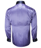 Luxury Silk Purple Shirt