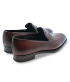 Maroon Calfskin Loafers