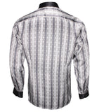 Black Striped Silk Shirt