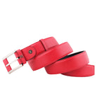 Red Calfskin Belt