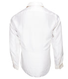 White Silk Shirt Jacquard