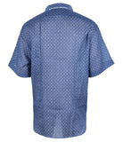 Blue Linen Shirt, Size XXL