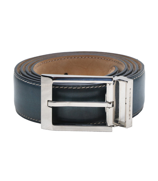 Blue Calfskin Belt, size 115