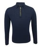 Blue Cashmere Silk Sweater