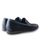 Suede Loafers Croco Lining