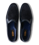 Suede Loafers Croco Lining