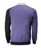 Violet Zipped Sweater, Size M