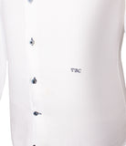 White Shirt With Logo, Size 39