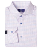 London Pink Blue Shirt, Size 40