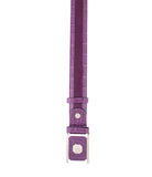 Soft Violet Leather Belt