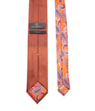 Orange Silk Standard Tie