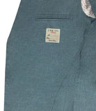Turquoise Silk Jacket, Size XXL