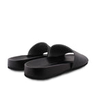 Black Calfskin Sandals, Size 41