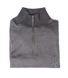 Grey Wool Polo Sweater