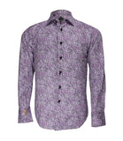 Lilac Patterned Shirt