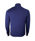 Blue Merino Wool Cardigan