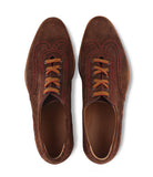 Brown Suede Lace-ups, Size 6.5